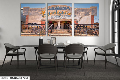 Starlight Theater Terlingua Texas Photo Print: West Texas Ghost Town, Historic Desert Movie Theater Photo on Premium Paper, Canvas or Metal