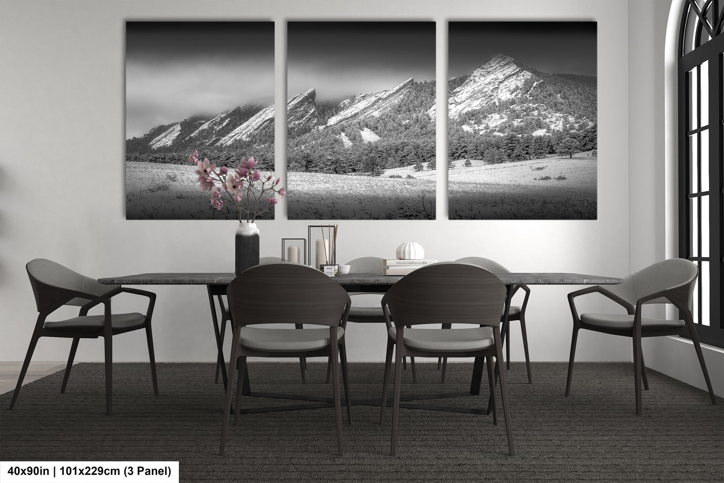 Boulder Colorado | Flatirons | Boulder | Black and White | Canvas/Metal/Acrylic and/or Print