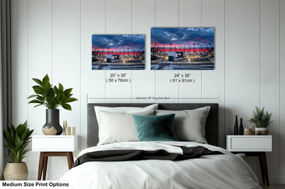 Snapdragon Stadium, San Diego, California Sunrise/Sunset Landscape Print/Canvas/Acrylic/Metal