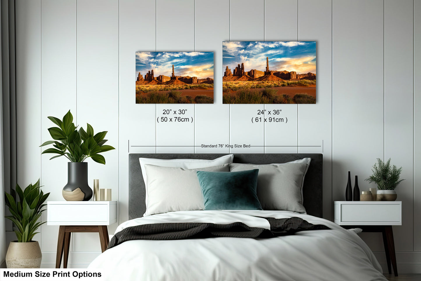 Monument Valley Artwork - Totem Pole Desert Landscape Sunset Print, Southwest Native Style Wall Decor, Home Gift, Tribal Boho Art Poster