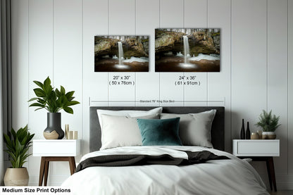 Scott Falls Art Print - Scenic Northern Michigan Landscape Poster