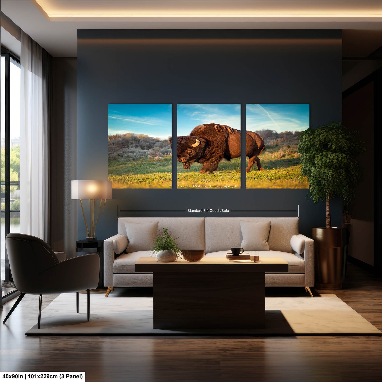 Buffalo Canvas Print, Bison Photograph, Yellowstone National Park Wildlife Photography, Wildlife Wall Art Decor, by Original Photographer
