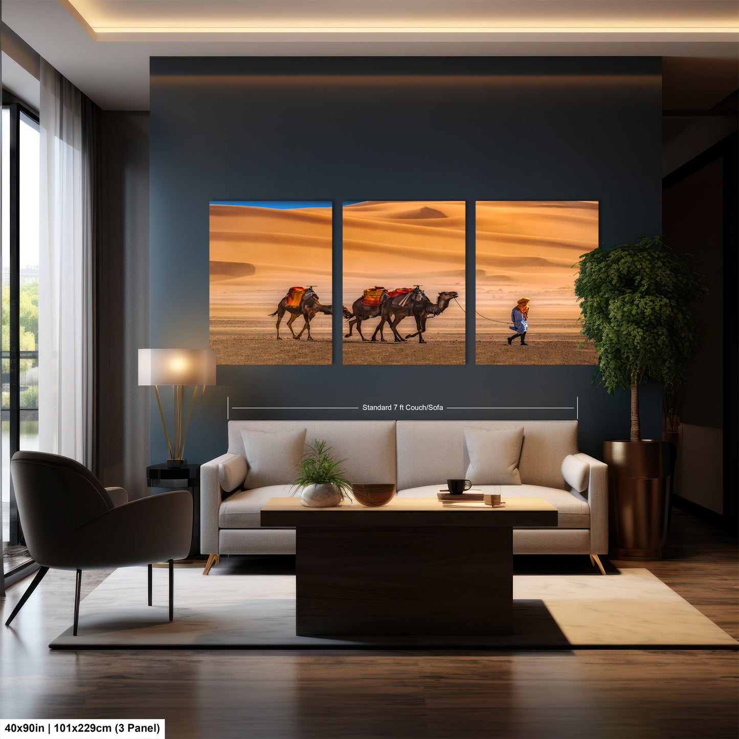 Sahara Desert Canvas Print, Camels, Morocco Photography, Photo Art, Canvas Wall Art, Desert Landscape, Travel Photography