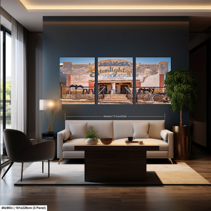 Starlight Theater Terlingua Texas Photo Print: West Texas Ghost Town, Historic Desert Movie Theater Photo on Premium Paper, Canvas or Metal
