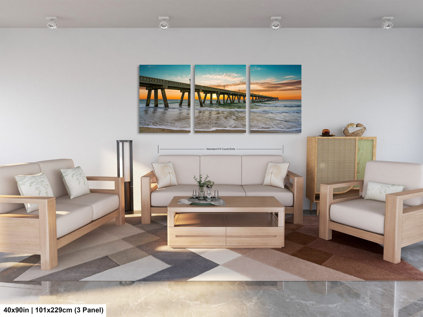 Coastal Awakening: Wrightsville Beach Photography Jonnie Mercers Fishing Pier North Carolina Architectural Seascape Wall Art