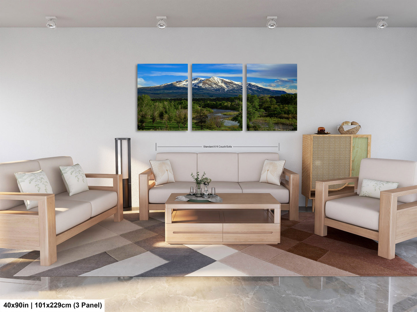 Mt. Sopris canvas picture, Aspen Colorado, Carbondale Colorado, Mount Sopris, Colorado wall art, mountain wall art
