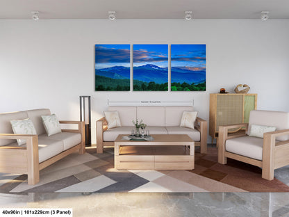 Rocky Mountain national park, Colorado canvas, Estes Park photo, Longs Peak picture, mountain wall decor