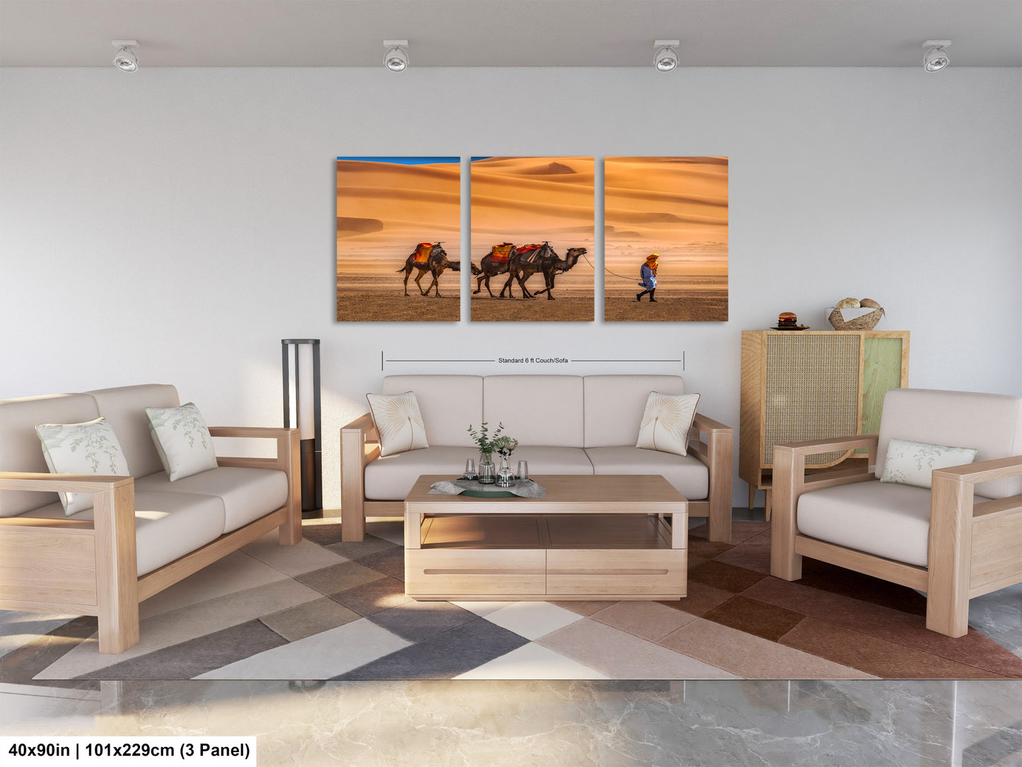 Sahara Desert Canvas Print, Camels, Morocco Photography, Photo Art, Canvas Wall Art, Desert Landscape, Travel Photography
