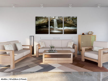 Scott Falls Art Print - Scenic Northern Michigan Landscape Poster