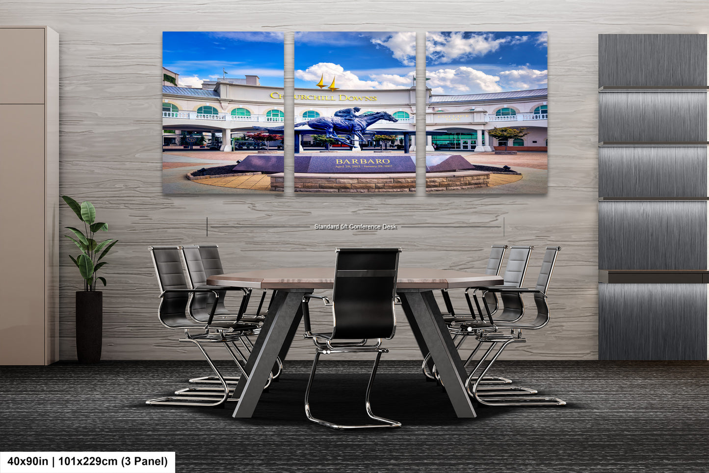 Kentucky Derby Decor, Horse Racing Art, Churchill Downs Canvas Print, Iconic Landmark Wall Decor