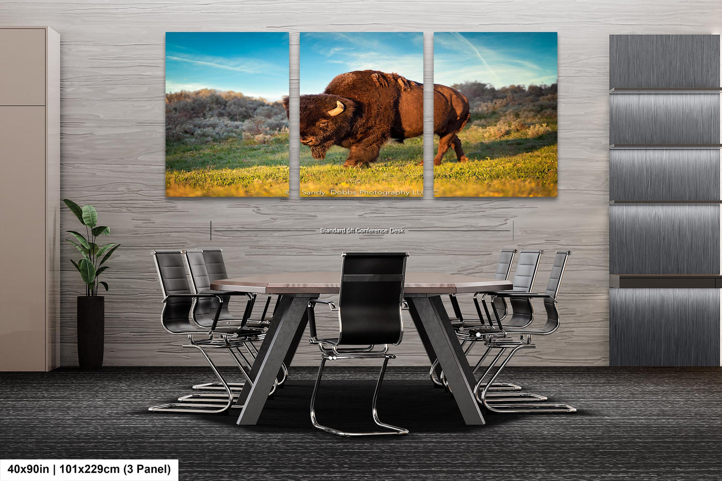 Buffalo Canvas Print, Bison Photograph, Yellowstone National Park Wildlife Photography, Wildlife Wall Art Decor, by Original Photographer