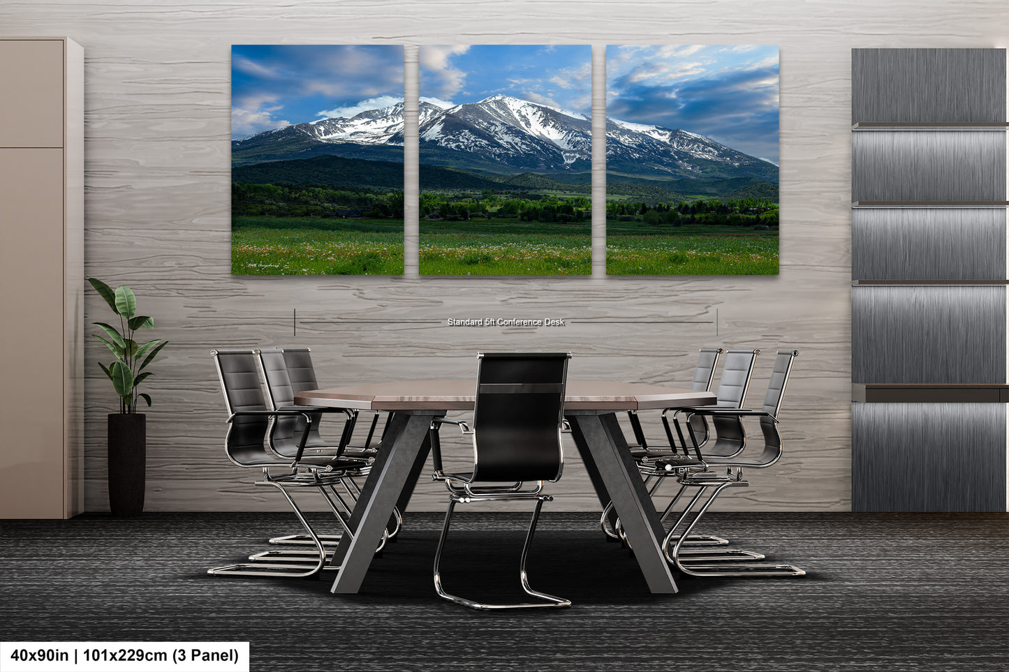Mt. Sopris picture, Colorado mountain art, Aspen Colorado, Mt. Sopris Carbondale, Colorado photography, extra large wall art, triptych