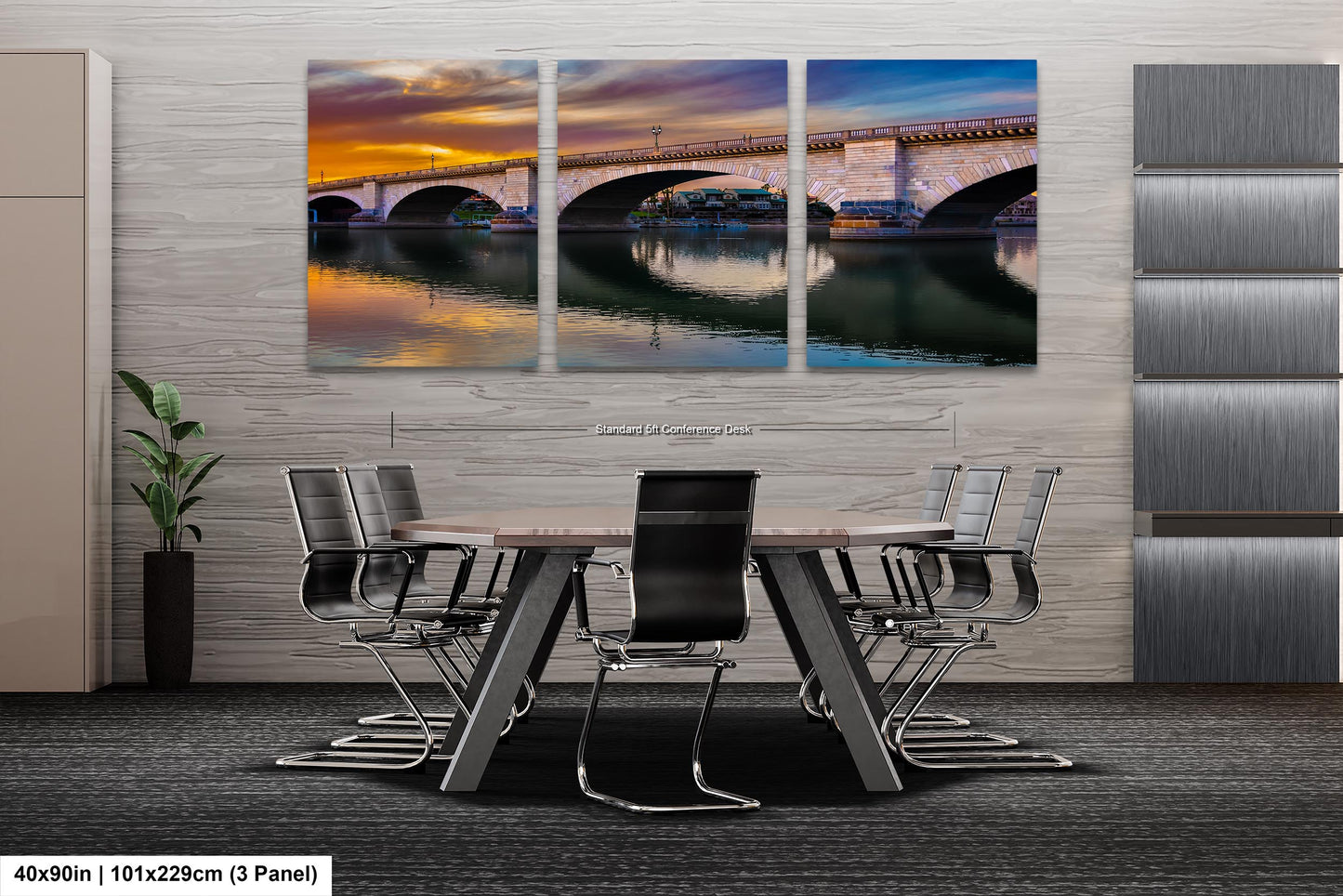 Lakefront Legacy: London Bridge Photography Lake Havasu City Arizona Canvas Print Home Decor