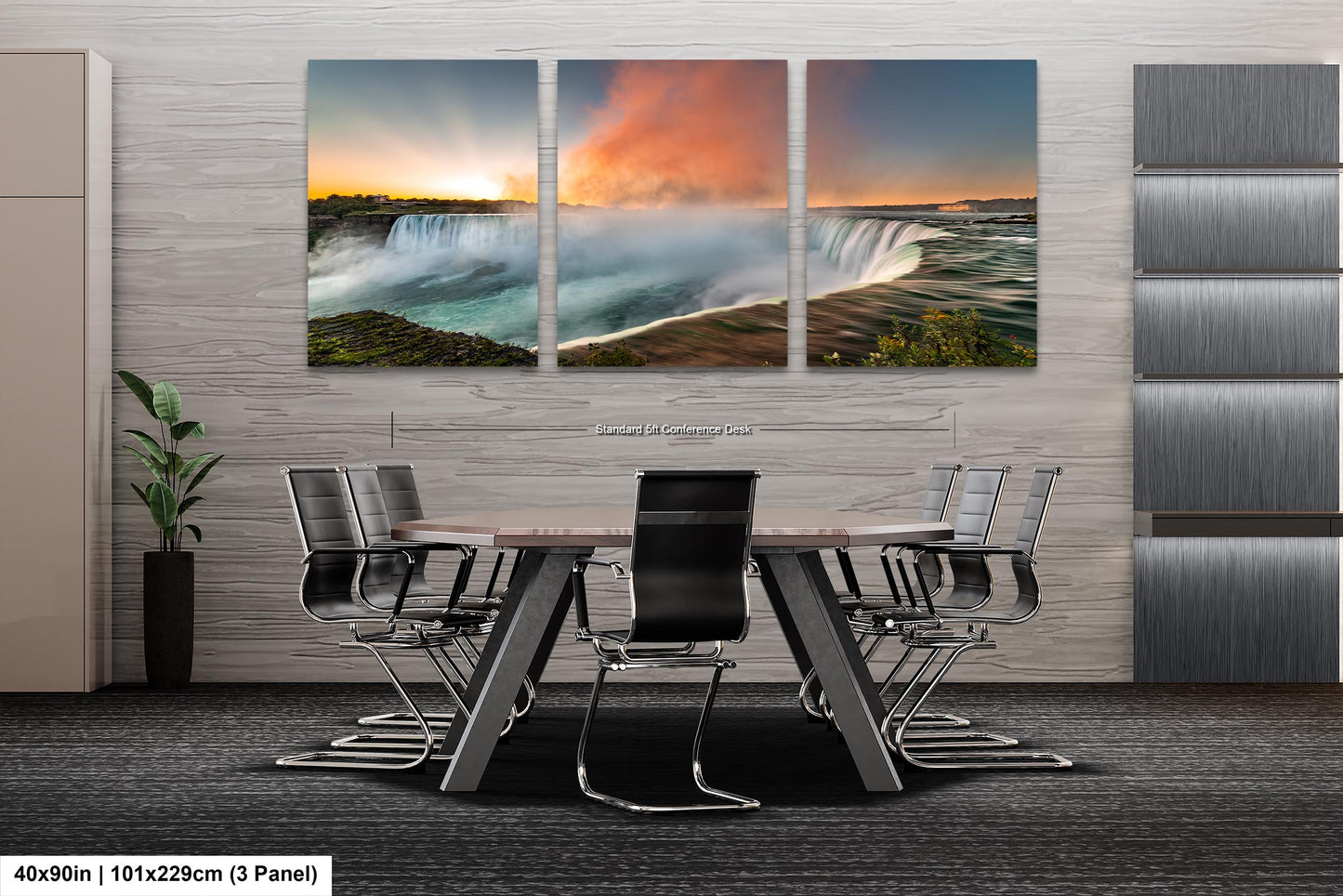 Niagara Falls Sunrise Photo, Waterfalls, Photo Art, Canvas Print, Home Decor, Canvas Wall Art, Sunrise, Landscape Sunrise, Nature