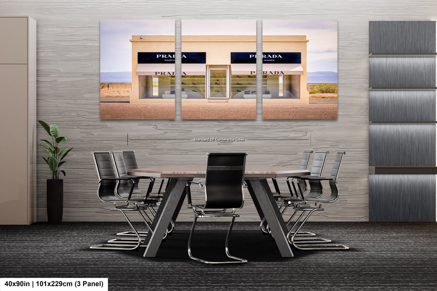 Marfa Texas Fashion Store Photography Wall Art Print - Neutral Room Decor Poster on Premium Photo Paper, Canvas, Acrylic, or Metal