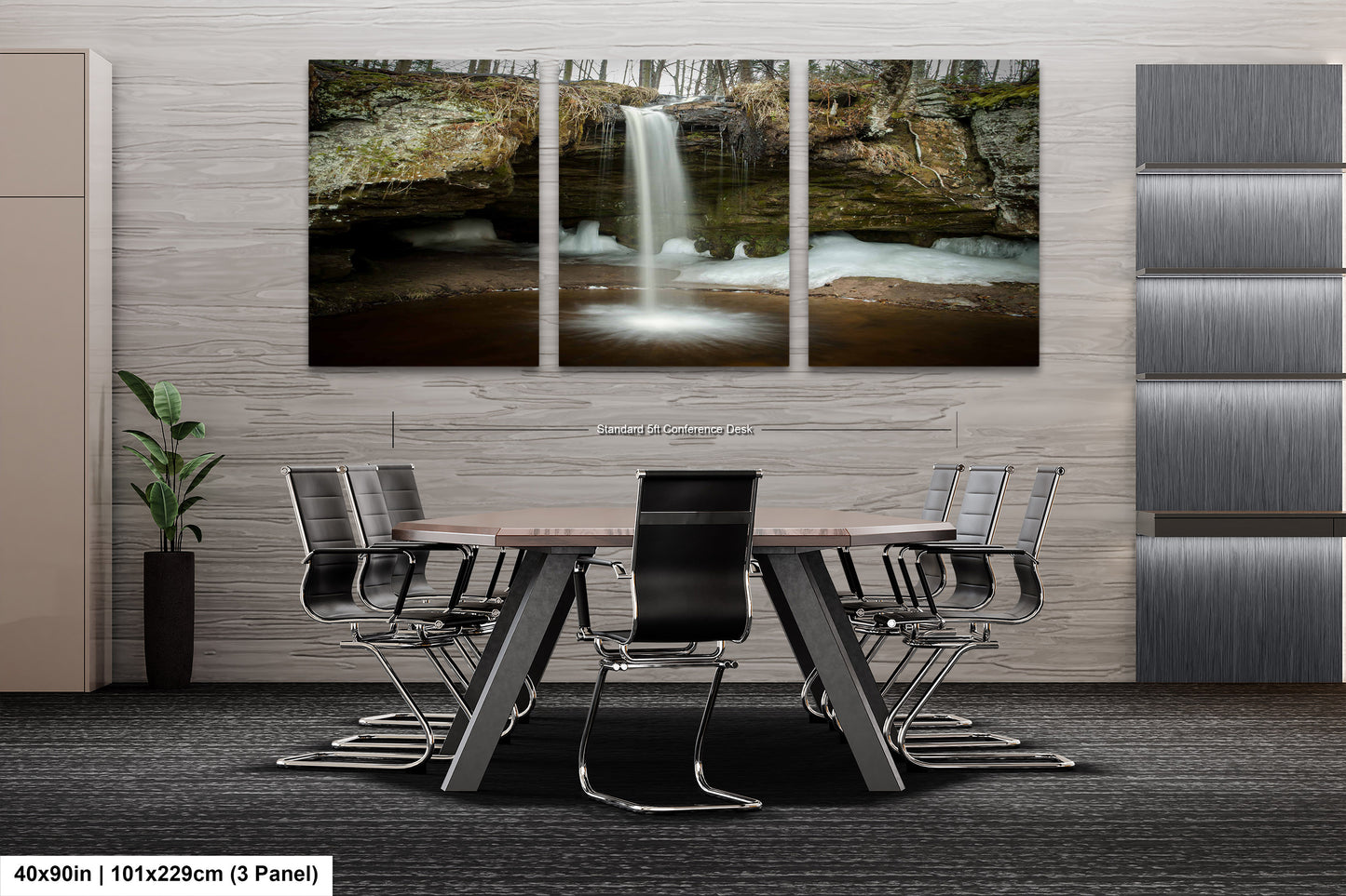 Scott Falls Art Print - Scenic Northern Michigan Landscape Poster
