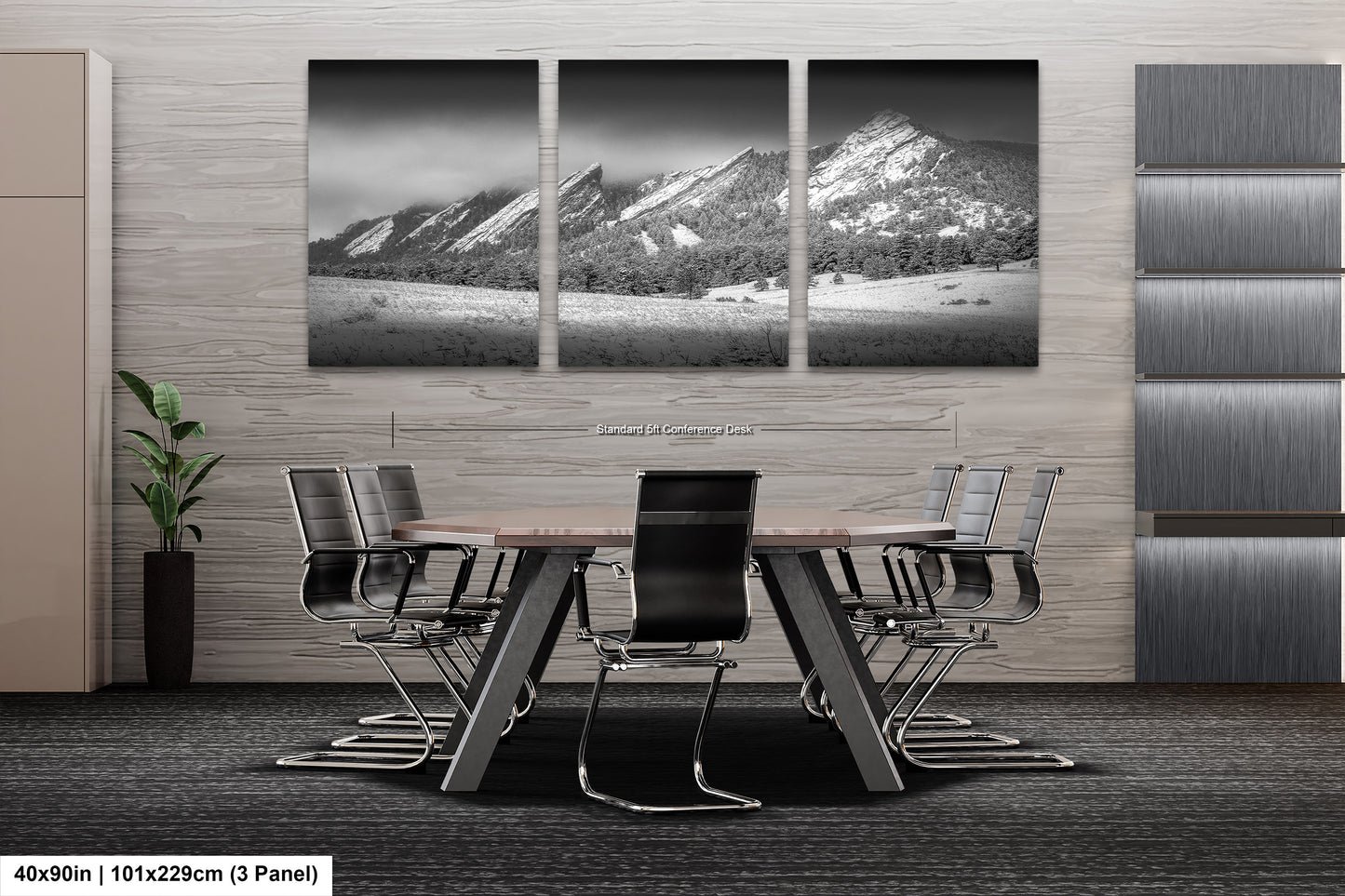 Boulder Colorado | Flatirons | Boulder | Black and White | Canvas/Metal/Acrylic and/or Print