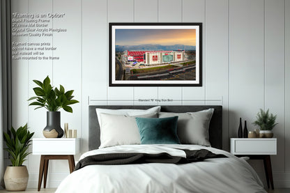 Levi's Stadium Wall Art | San Francisco 49ers Print & Bay Area Decor American Football Season for Man Cave or Game Room
