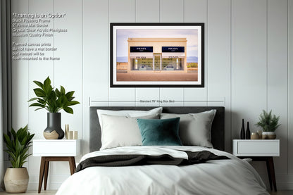 Marfa Texas Fashion Store Photography Wall Art Print - Neutral Room Decor Poster on Premium Photo Paper, Canvas, Acrylic, or Metal
