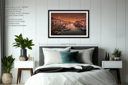 Italian Travel Photography, Venice Honeymoon Decor, Colourful Italy Wall Decor, Venice Cityscape Photography, Grand Canal Honeymoon Wall Art