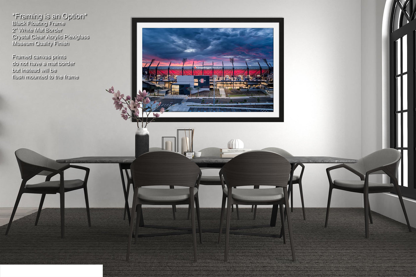 Snapdragon Stadium, San Diego, California Sunrise/Sunset Landscape Print/Canvas/Acrylic/Metal