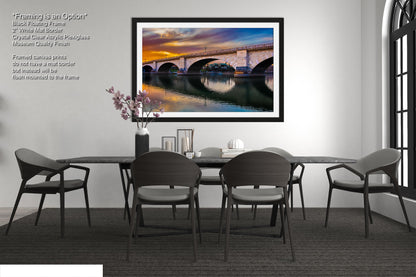 Lakefront Legacy: London Bridge Photography Lake Havasu City Arizona Canvas Print Home Decor