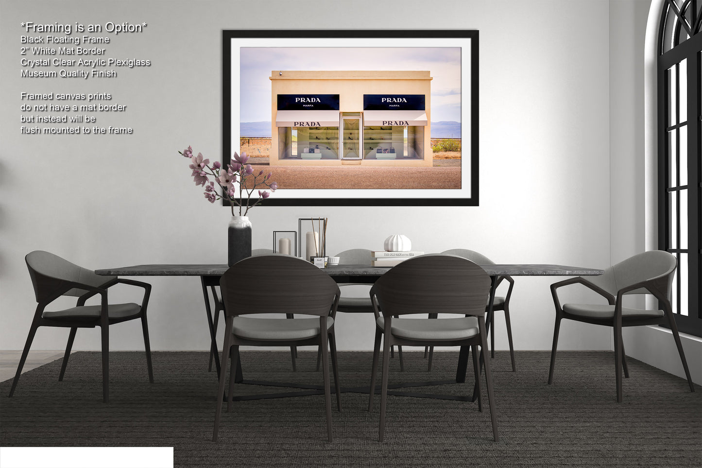 Marfa Texas Fashion Store Photography Wall Art Print - Neutral Room Decor Poster on Premium Photo Paper, Canvas, Acrylic, or Metal