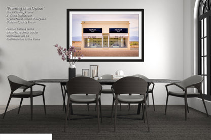 Marfa Texas Fashion Store Photography Wall Art Print - Neutral Room Decor Poster on Premium Photo Paper, Canvas, Acrylic, or Metal