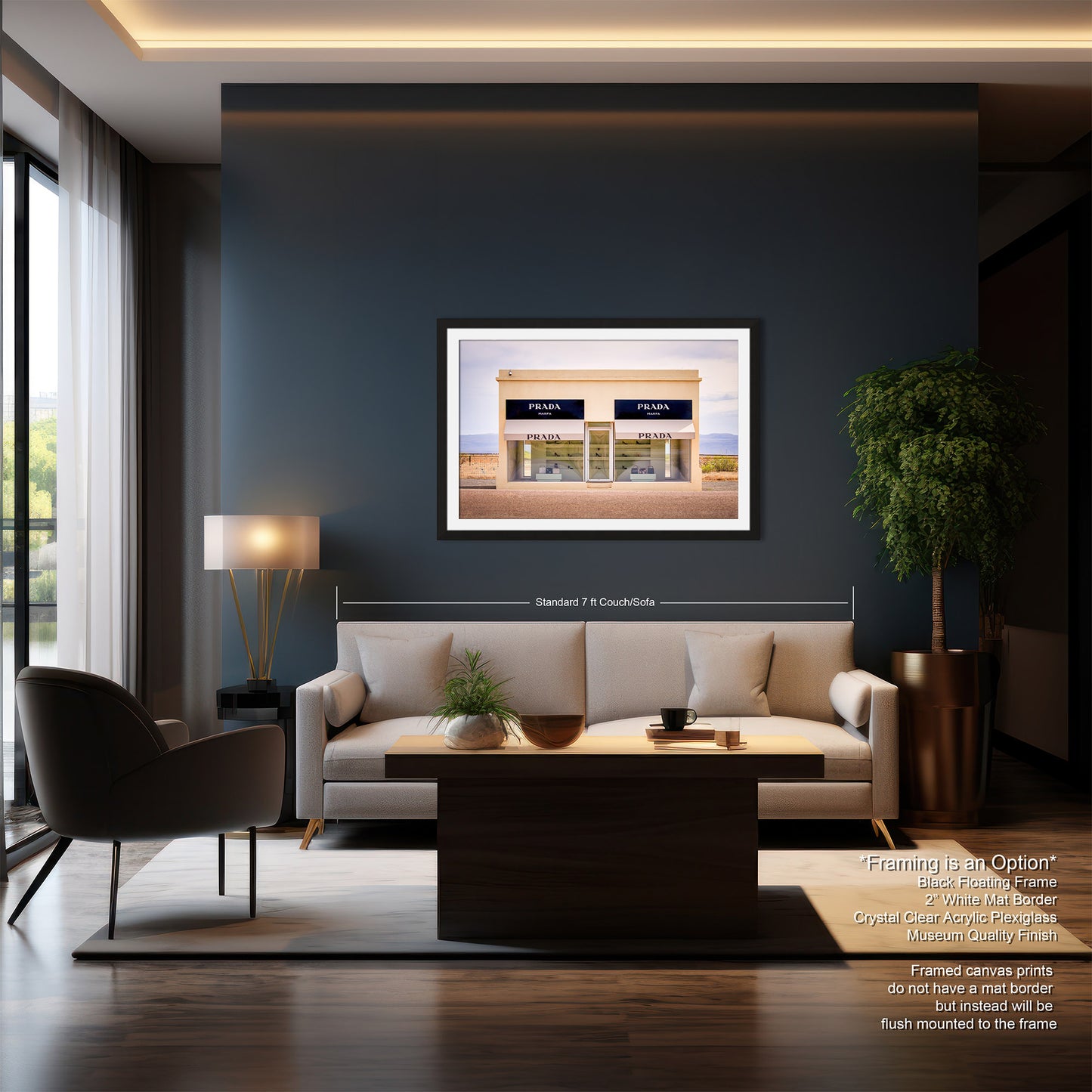 Marfa Texas Fashion Store Photography Wall Art Print - Neutral Room Decor Poster on Premium Photo Paper, Canvas, Acrylic, or Metal