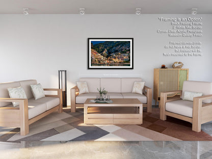 Positano Italy Beach, Italy Photography, Amalfi Coast, Canvas Wall Art, Positano Photo, Italian Home Decor, Summer in Italy, Sunrise