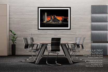 Tulsa Skyline Wall Art, Abstract Tulsa Skyline Print, Tulsa Abstract Art, Tulsa Print, Tulsa Oklahoma Abstract Wall Art