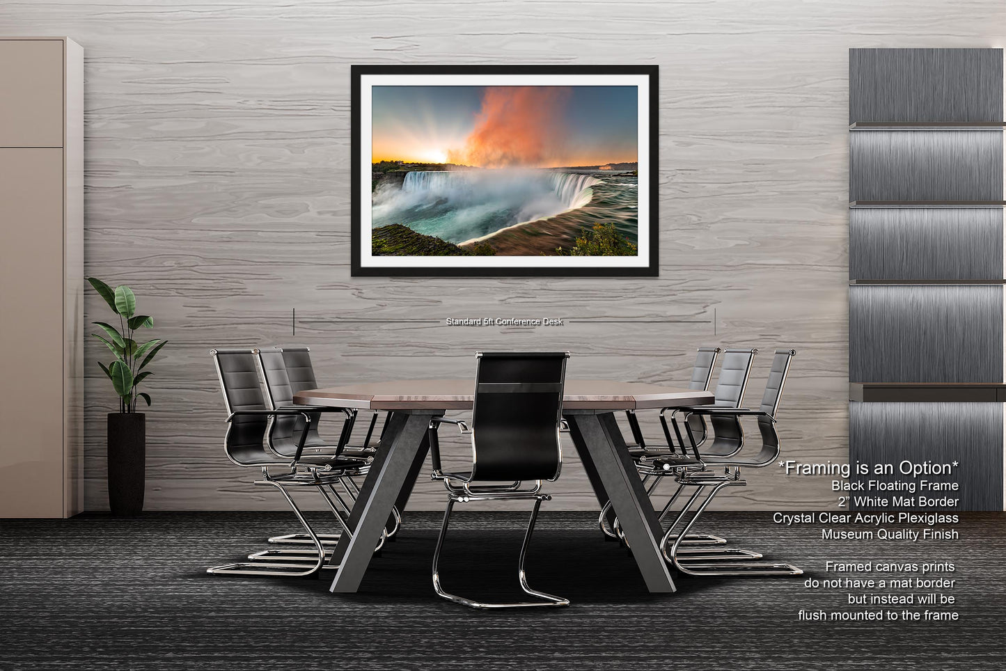Niagara Falls Sunrise Photo, Waterfalls, Photo Art, Canvas Print, Home Decor, Canvas Wall Art, Sunrise, Landscape Sunrise, Nature