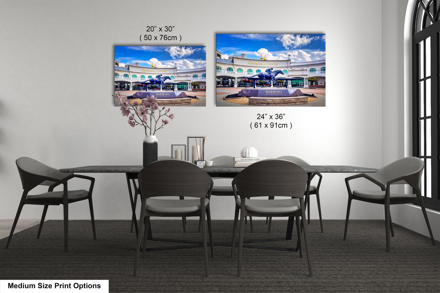 Kentucky Derby Decor, Horse Racing Art, Churchill Downs Canvas Print, Iconic Landmark Wall Decor