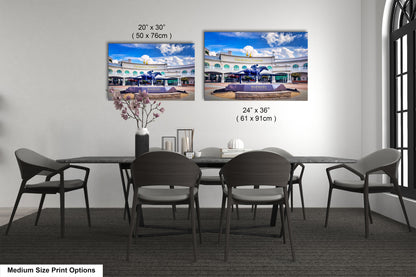 Kentucky Derby Decor, Horse Racing Art, Churchill Downs Canvas Print, Iconic Landmark Wall Decor