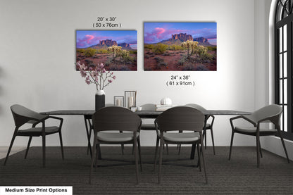 Lost Dutchman State Park, Superstition Mountains, Arizona Photography Wall Art