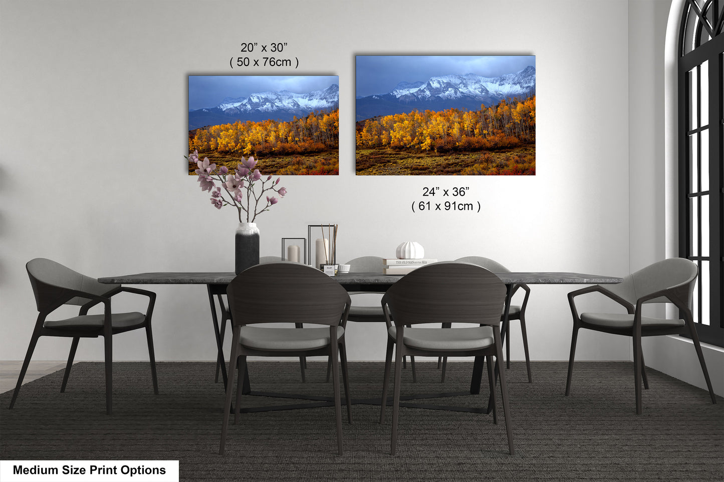 Colorado Mountains in Autumn, Aspens, Dallas Divide, Ridgway, Telluride, Photography wall art