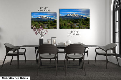 Mt. Sopris canvas picture, Aspen Colorado, Carbondale Colorado, Mount Sopris, Colorado wall art, mountain wall art