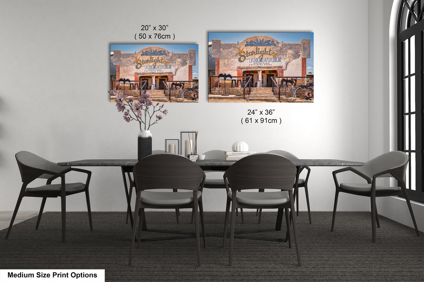 Starlight Theater Terlingua Texas Photo Print: West Texas Ghost Town, Historic Desert Movie Theater Photo on Premium Paper, Canvas or Metal