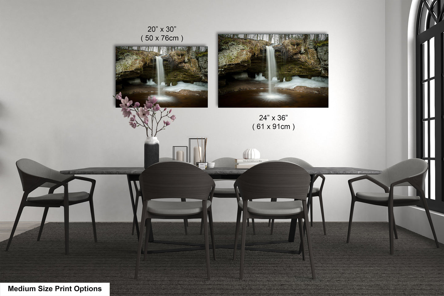 Scott Falls Art Print - Scenic Northern Michigan Landscape Poster