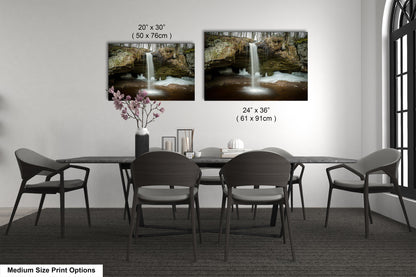 Scott Falls Art Print - Scenic Northern Michigan Landscape Poster