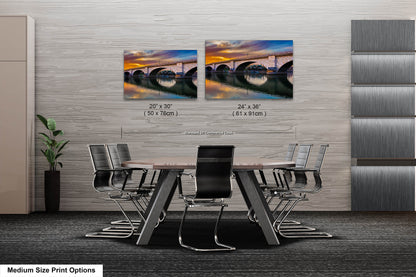 Lakefront Legacy: London Bridge Photography Lake Havasu City Arizona Canvas Print Home Decor