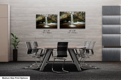 Scott Falls Art Print - Scenic Northern Michigan Landscape Poster