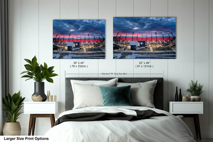 Snapdragon Stadium, San Diego, California Sunrise/Sunset Landscape Print/Canvas/Acrylic/Metal
