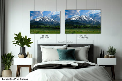 Mt. Sopris picture, Colorado mountain art, Aspen Colorado, Mt. Sopris Carbondale, Colorado photography, extra large wall art, triptych