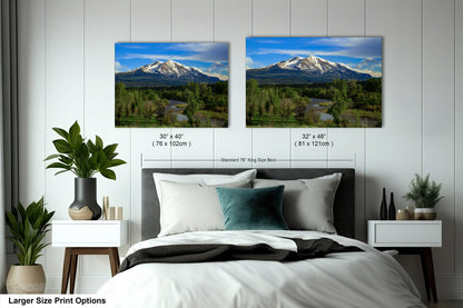 Mt. Sopris canvas picture, Aspen Colorado, Carbondale Colorado, Mount Sopris, Colorado wall art, mountain wall art