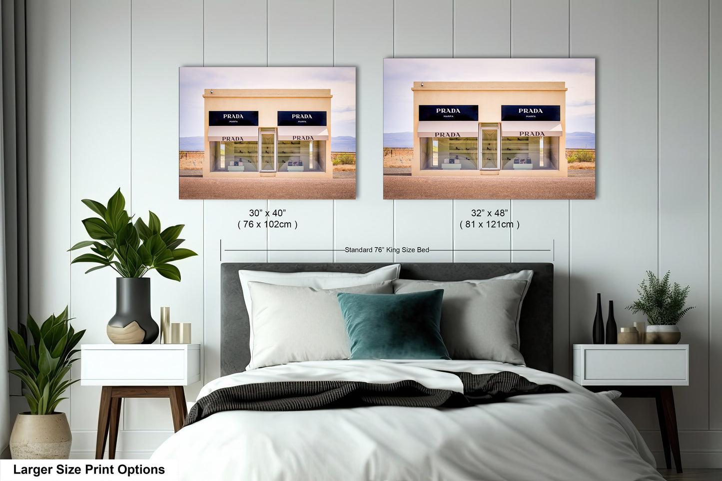 Marfa Texas Fashion Store Photography Wall Art Print - Neutral Room Decor Poster on Premium Photo Paper, Canvas, Acrylic, or Metal