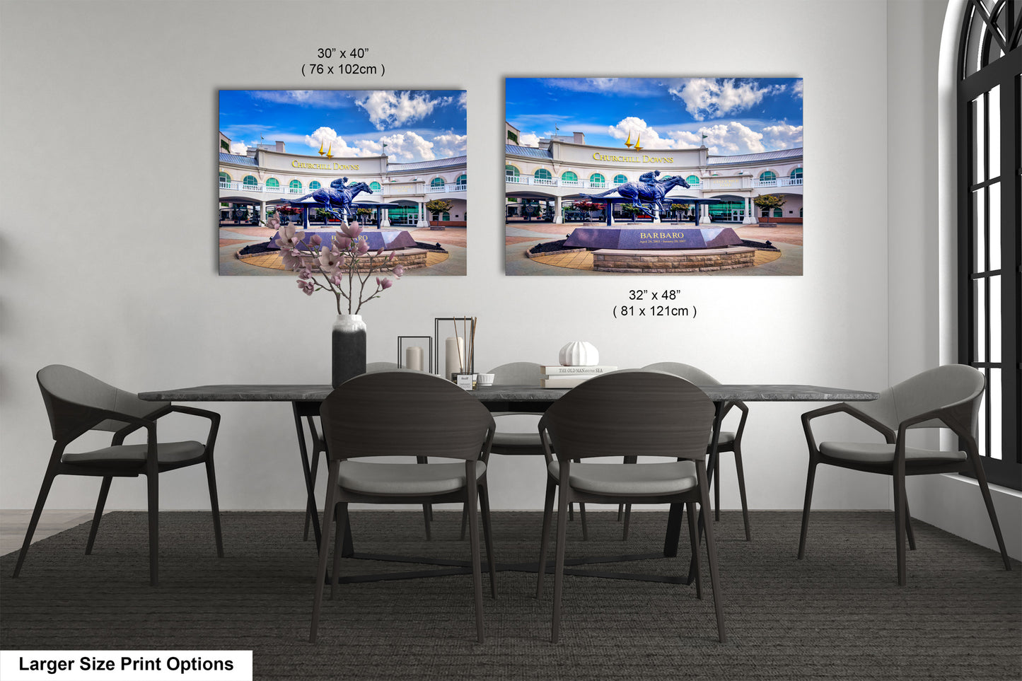 Kentucky Derby Decor, Horse Racing Art, Churchill Downs Canvas Print, Iconic Landmark Wall Decor