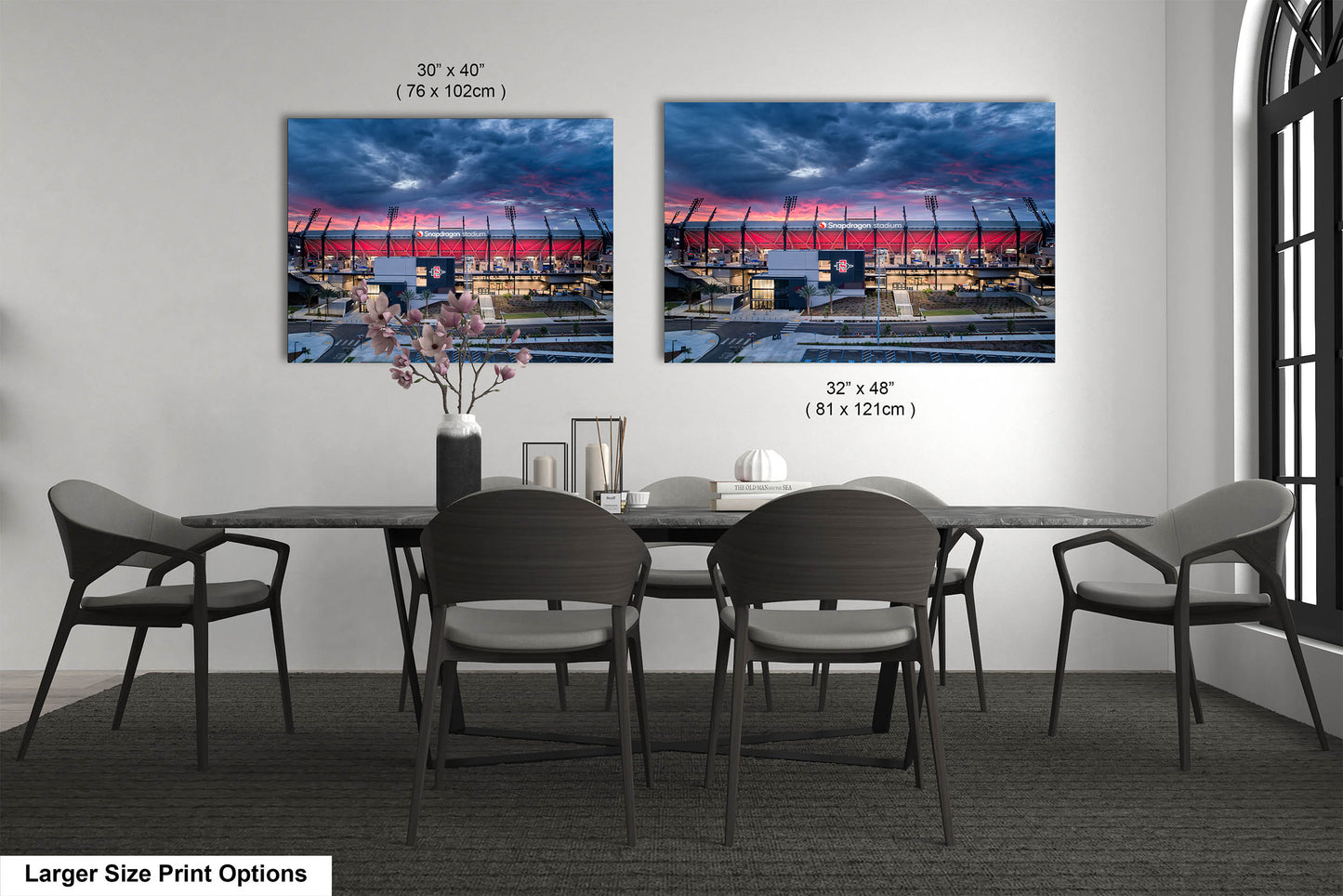 Snapdragon Stadium, San Diego, California Sunrise/Sunset Landscape Print/Canvas/Acrylic/Metal