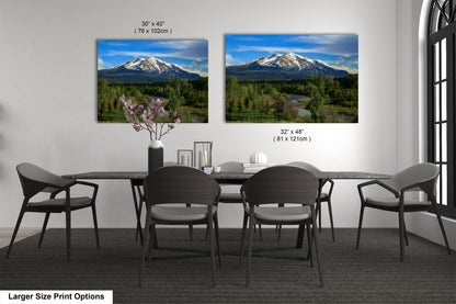 Mt. Sopris canvas picture, Aspen Colorado, Carbondale Colorado, Mount Sopris, Colorado wall art, mountain wall art