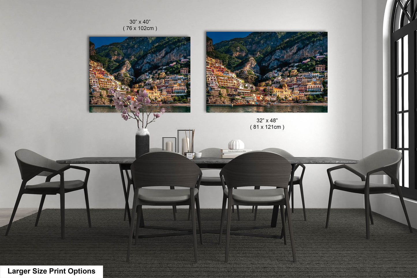 Positano Italy Beach, Italy Photography, Amalfi Coast, Canvas Wall Art, Positano Photo, Italian Home Decor, Summer in Italy, Sunrise